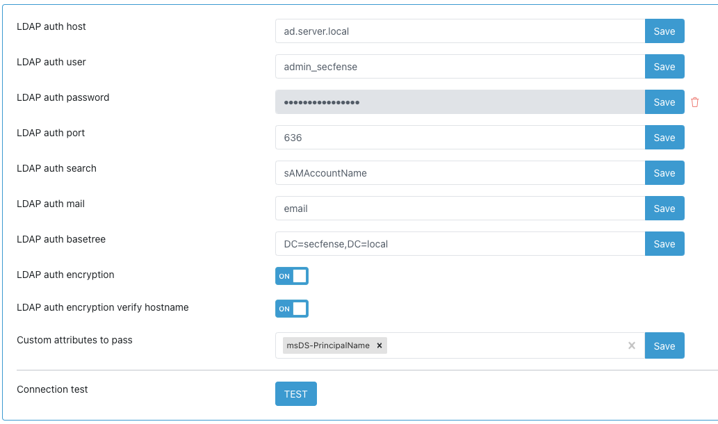 ldap integration