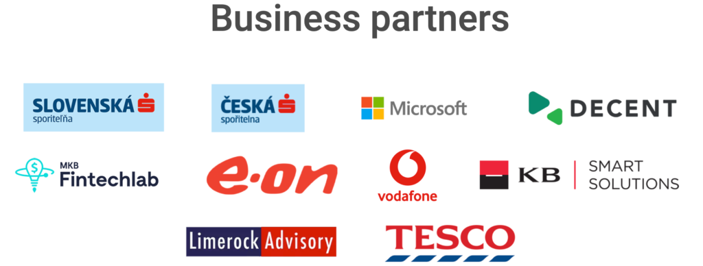 List of business partners that will participate in V4 Startup Force