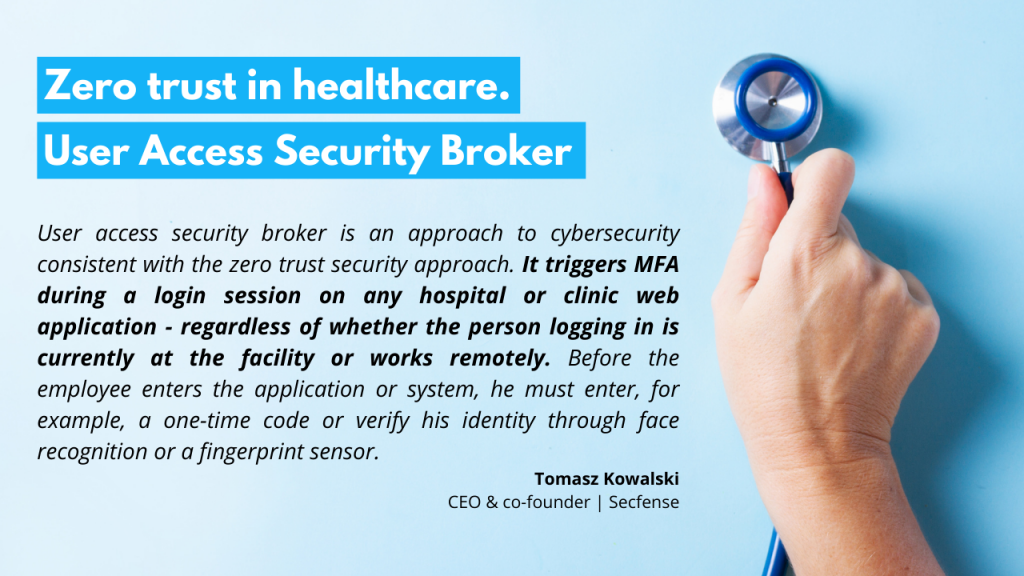 Secfense explains how to introduce zero trust security principles in the healthcare sector