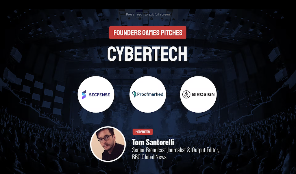 Secfense at Webit Founders Games as one of semi-finalists￼