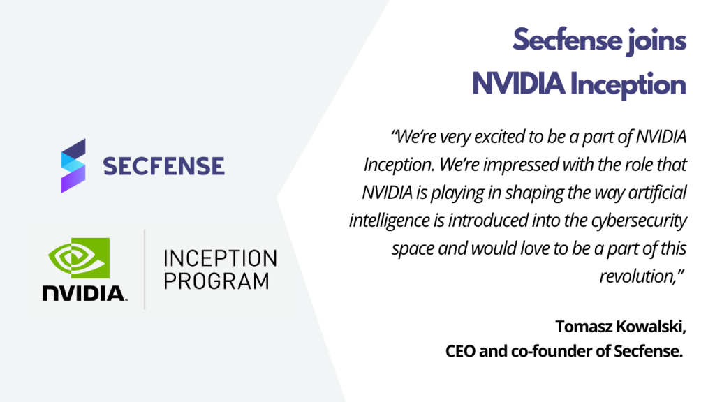 Secfense joins NVIDIA Inception
