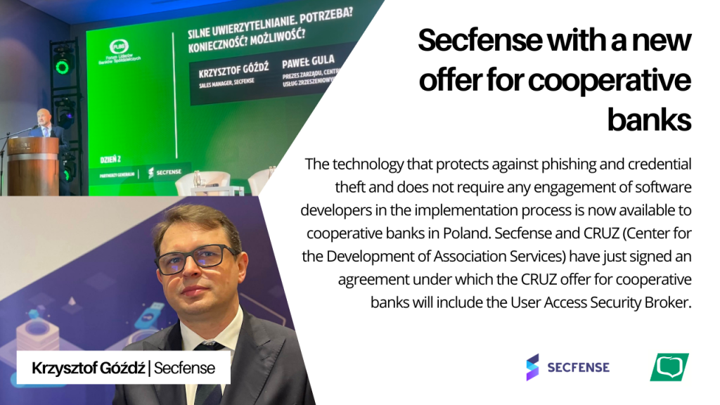 Secfense with a new offer for cooperative banks