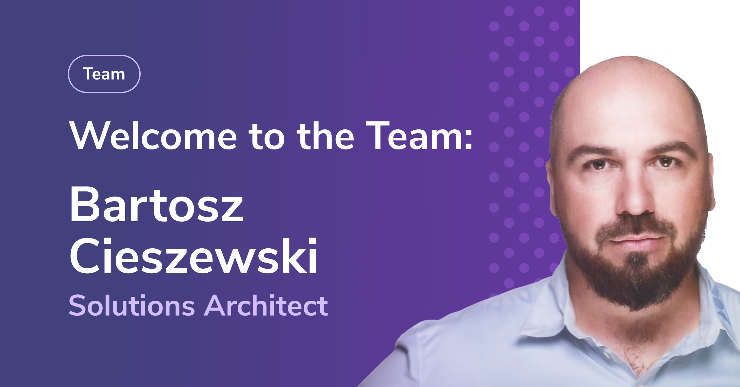 Bartosz Cieszewski joins the Secfense team. He will strengthen the technology development division