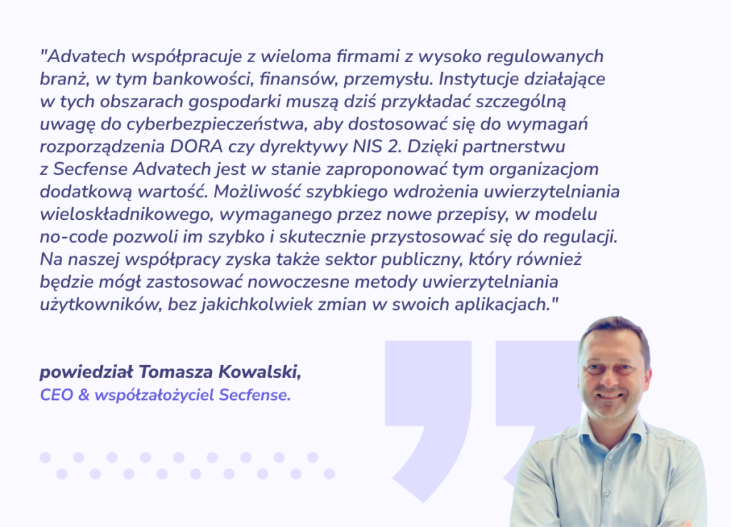 Tomasz Kowalski, CEO & współzałożyciel Secfense o programie partnerskim