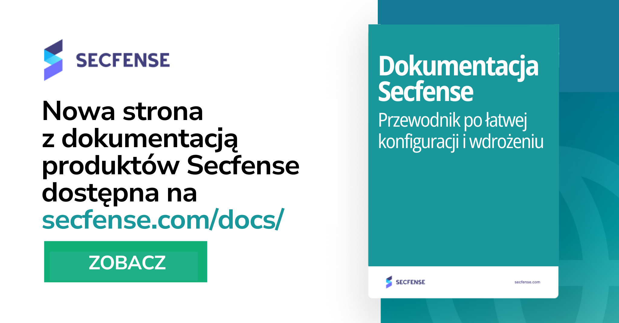 Nowa strona z dokumentacją produktów Secfense dostępna