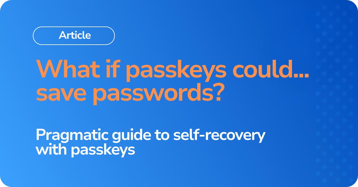 What if passkeys could… save passwords?